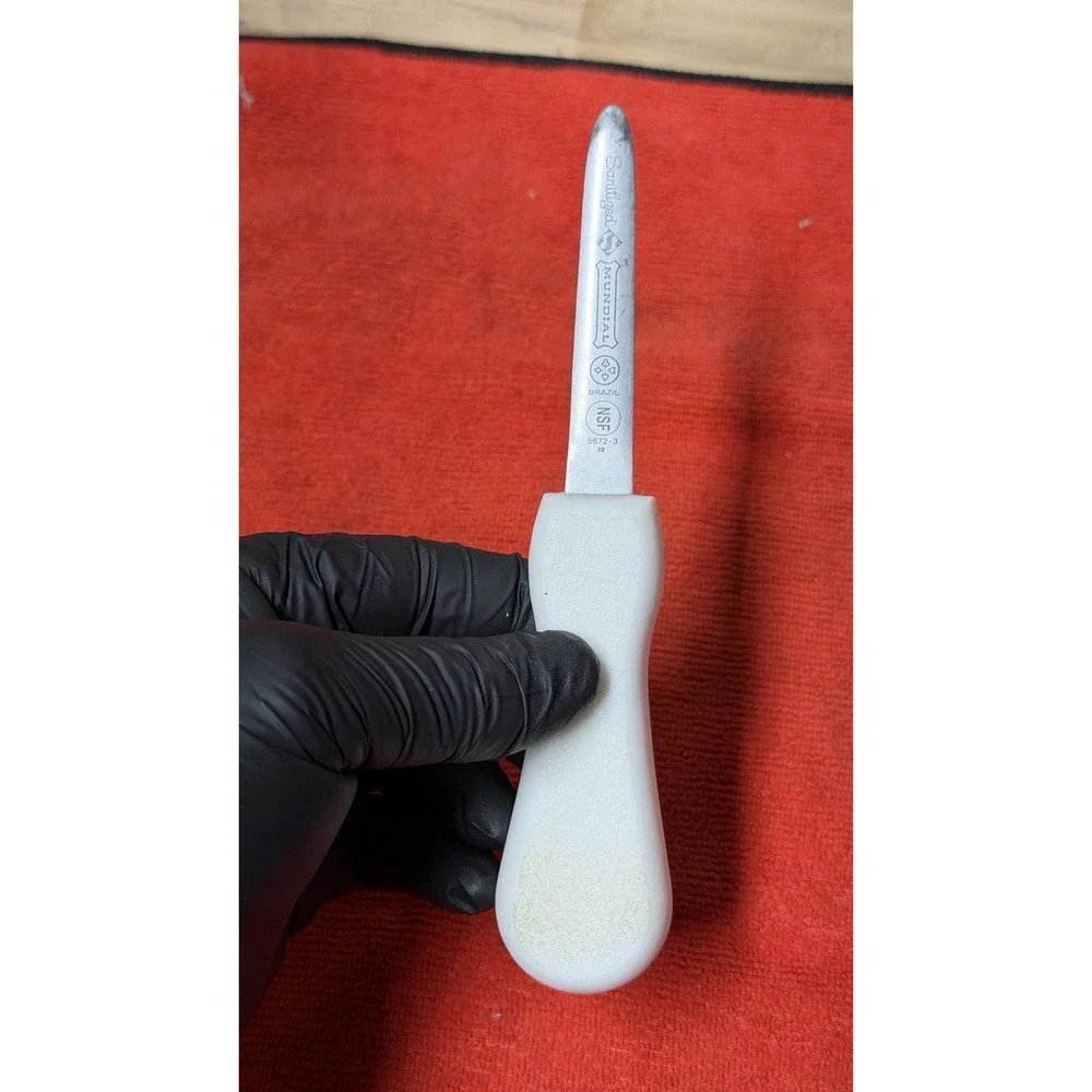 Sanitized‎ Mundial Brazil NSF Oyster Shucker Knife White Handle
